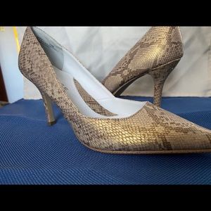 Faux Snake skin heels